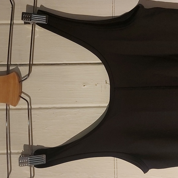 TnAction Bodyline Jumpsuit/ Black/ Sz S/Scoop neckline/ Bodysuit/Bodycon - Picture 4 of 7